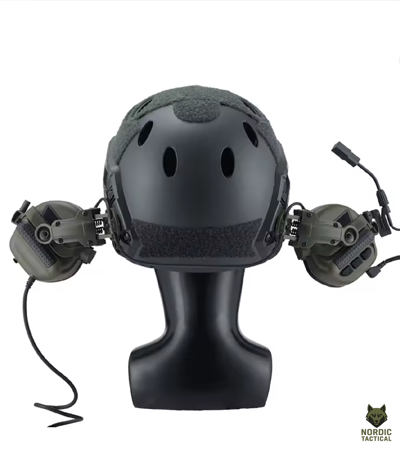 Army Tactical Electronic Shooting Earmuffs – F10 Helmet Mount Headset