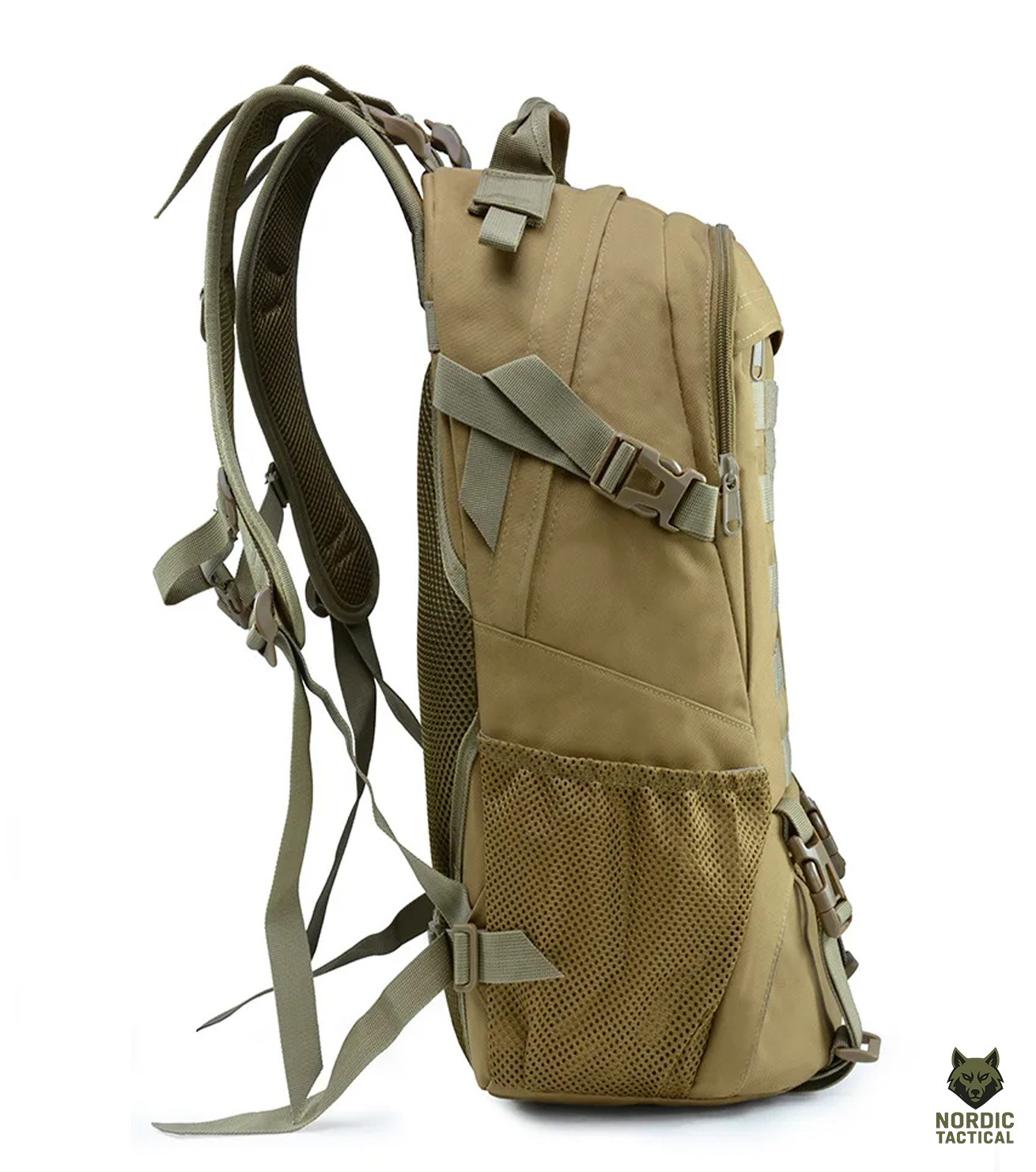 35L Military Tactical Backpack – MOLLE Outdoor Hiking Rucksack