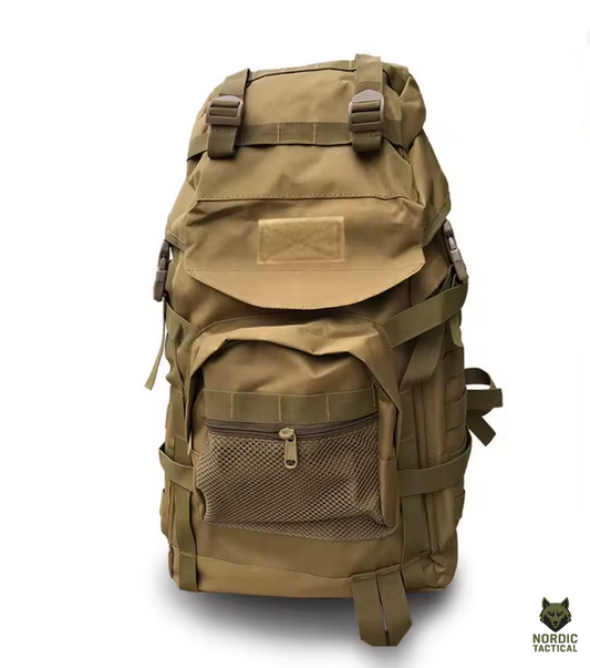 60L Military Tactical Backpack – Waterproof Outdoor MOLLE Rucksack