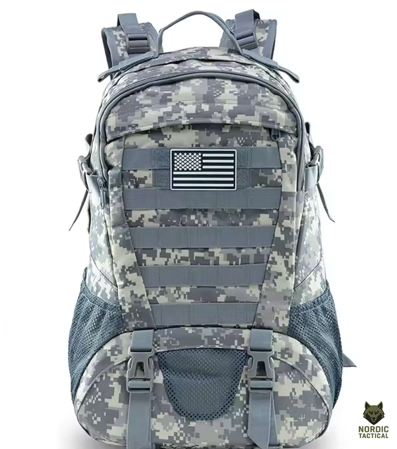 35L Military Tactical Backpack – MOLLE Outdoor Hiking Rucksack