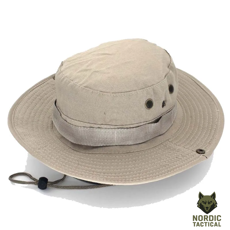 Tactical Outdoor Camo Boonie Hat – Military Bucket Hat for Hiking, Airsoft & Hunting