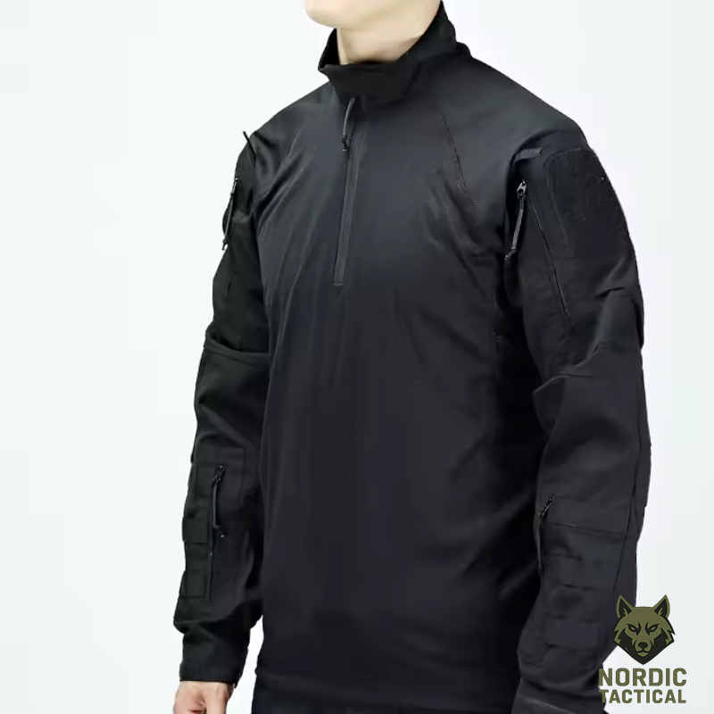 Tactical Military Combat Shirt – Men’s Long Sleeve Breathable Army Training Top