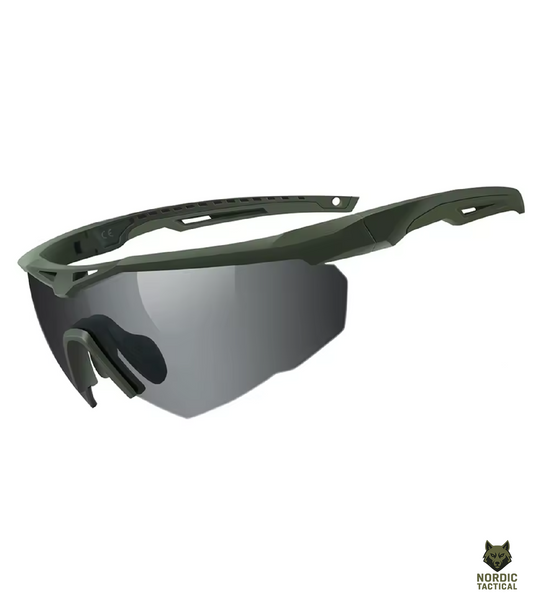Tactical 3 Lens Shooting Glasses – Military Anti-Fog Impact-Resistant Eyewear
