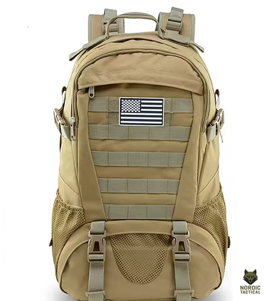 35L Military Tactical Backpack – MOLLE Outdoor Hiking Rucksack