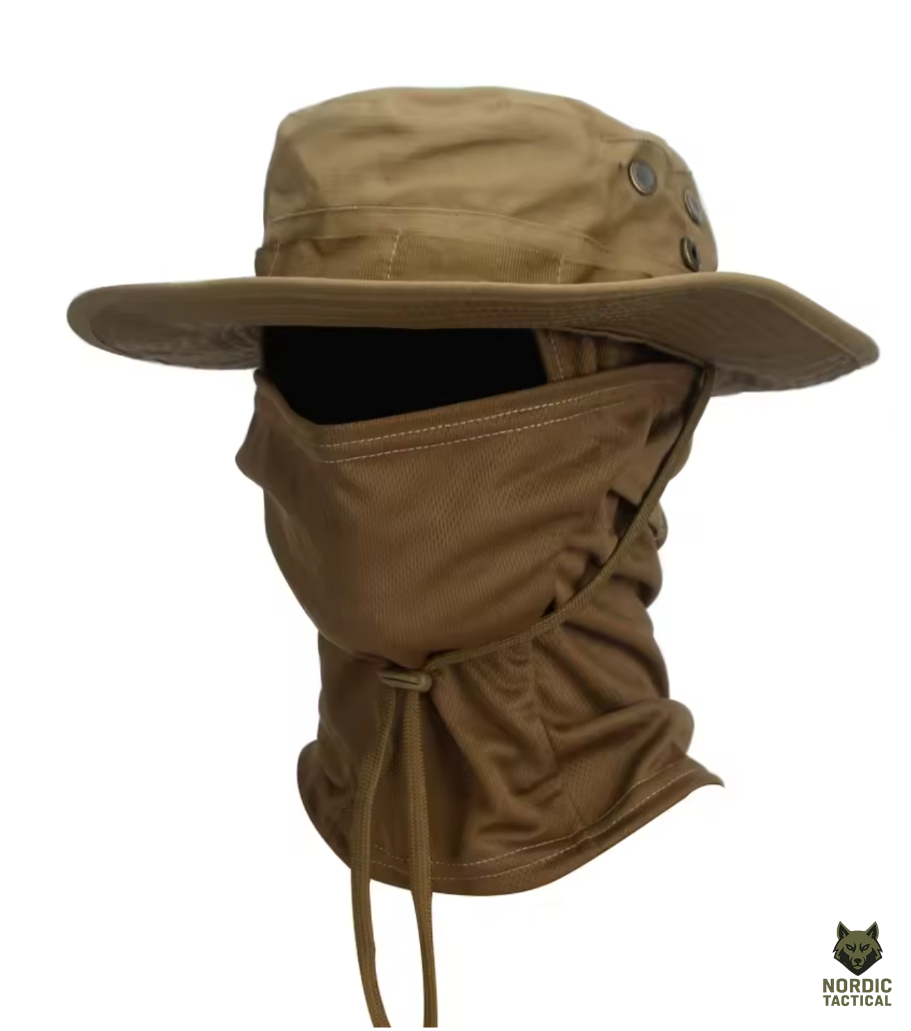 Tactical 2-Piece Sun Hat Set – Boonie Cap with Balaclava for Outdoor Protection