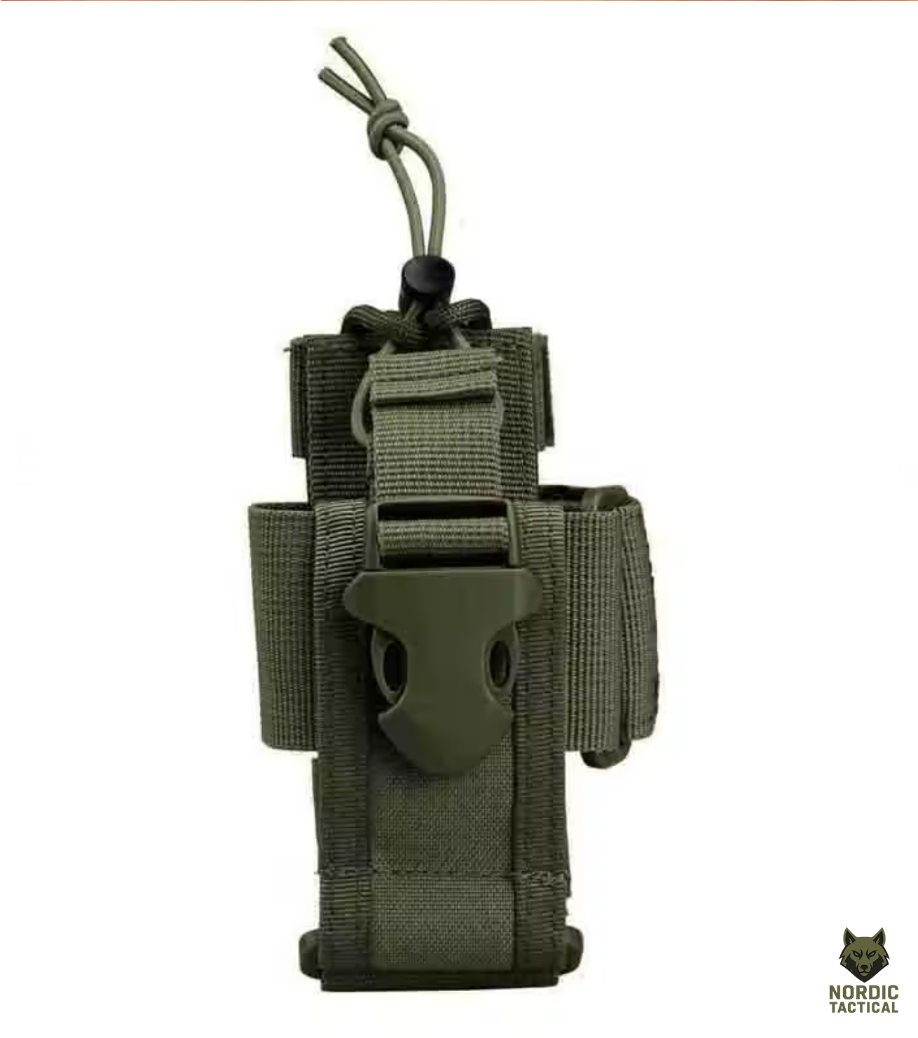 Tactical MOLLE Radio Pouch – Walkie Talkie Holder Bag Nylon