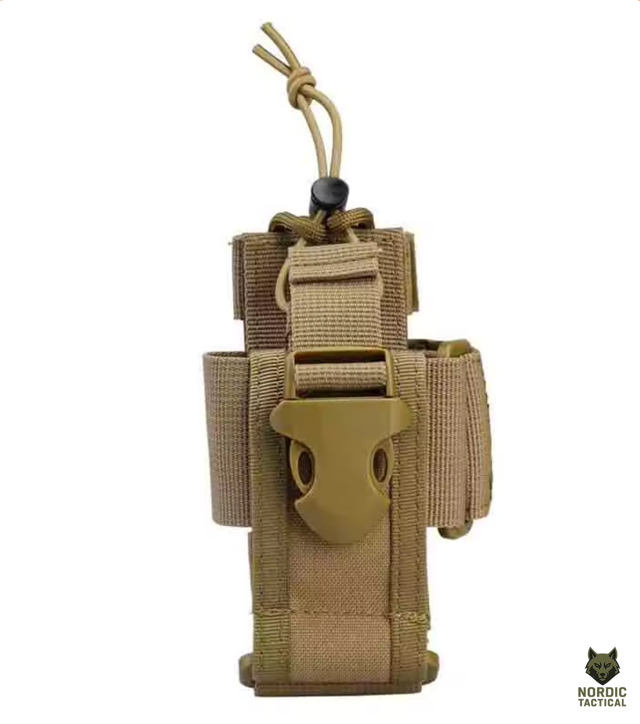 Tactical MOLLE Radio Pouch – Walkie Talkie Holder Bag Nylon