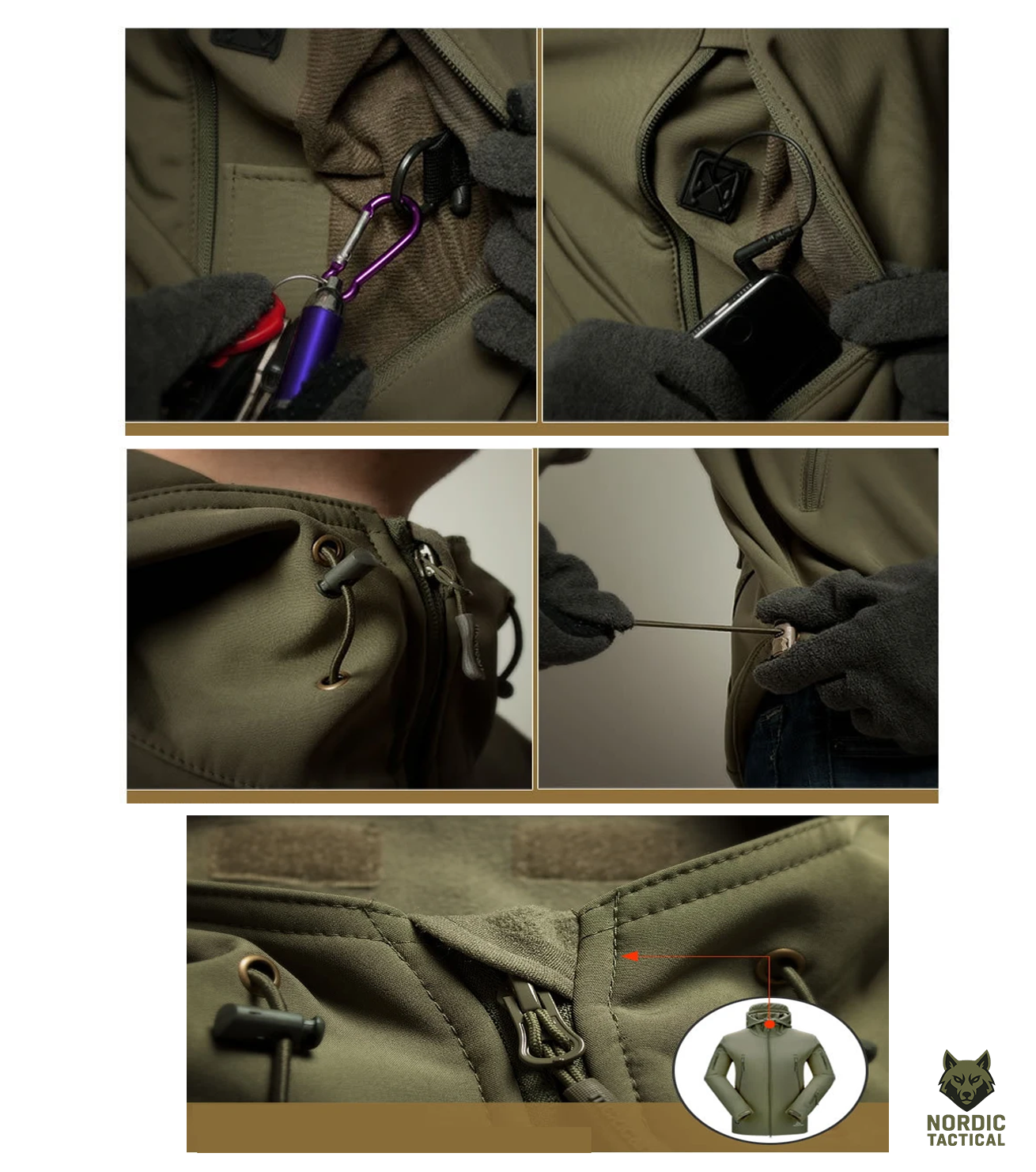 Tactical Soft Shell Jacket – Military Shark Skin Waterproof Combat Coat