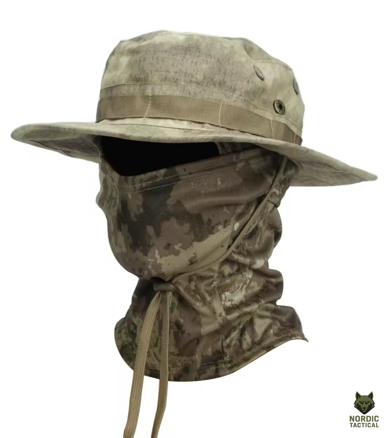 Tactical 2-Piece Sun Hat Set – Boonie Cap with Balaclava for Outdoor Protection