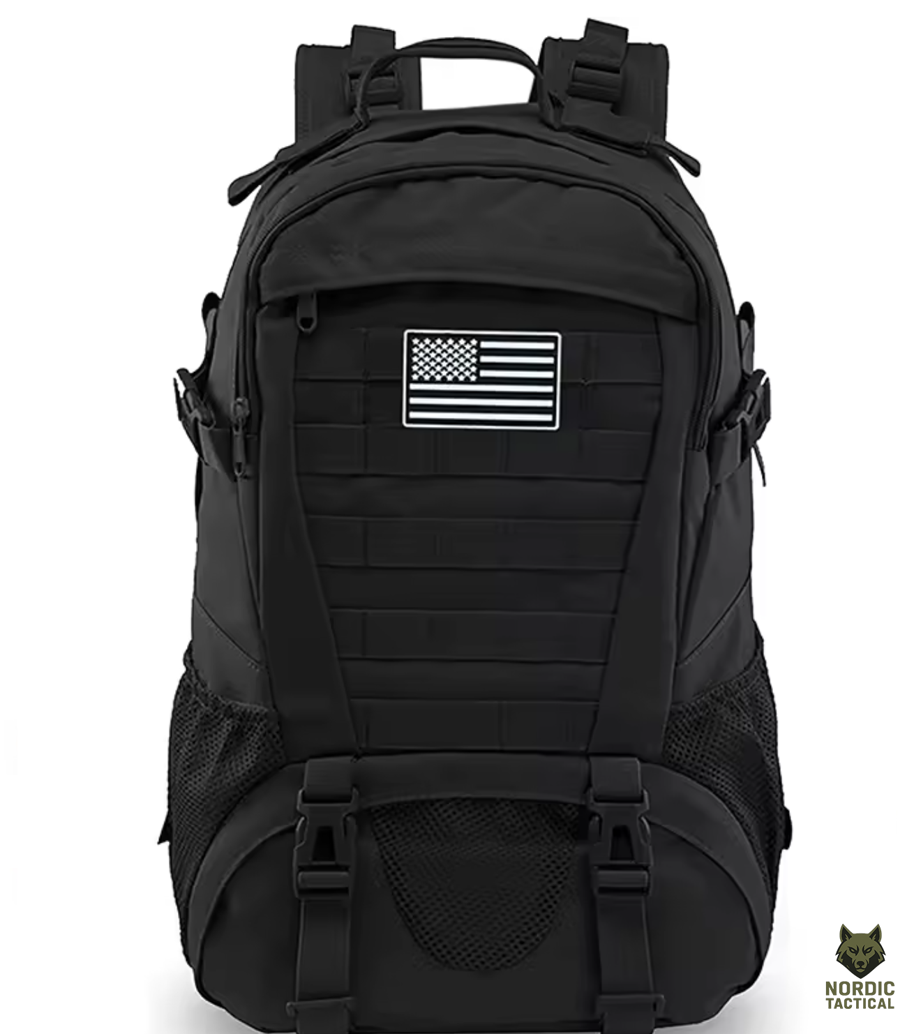 35L Military Tactical Backpack – MOLLE Outdoor Hiking Rucksack