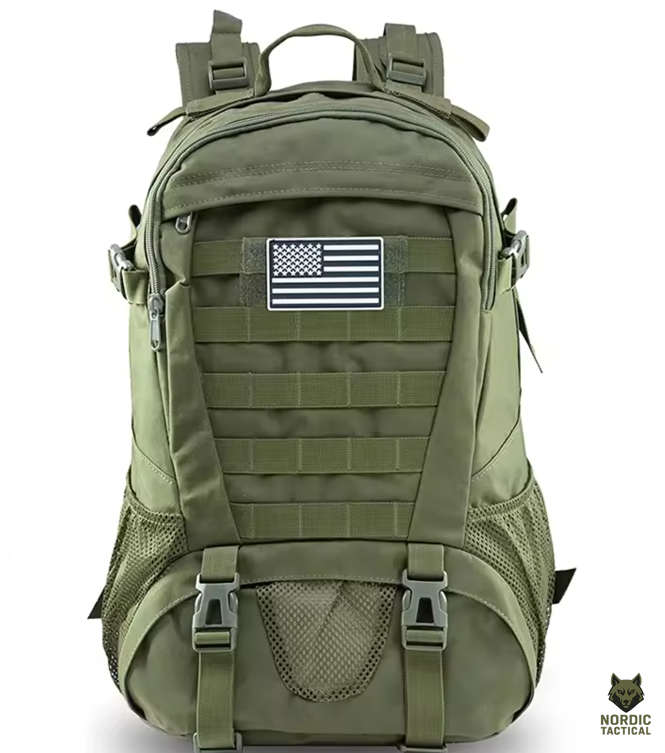 35L Military Tactical Backpack – MOLLE Outdoor Hiking Rucksack