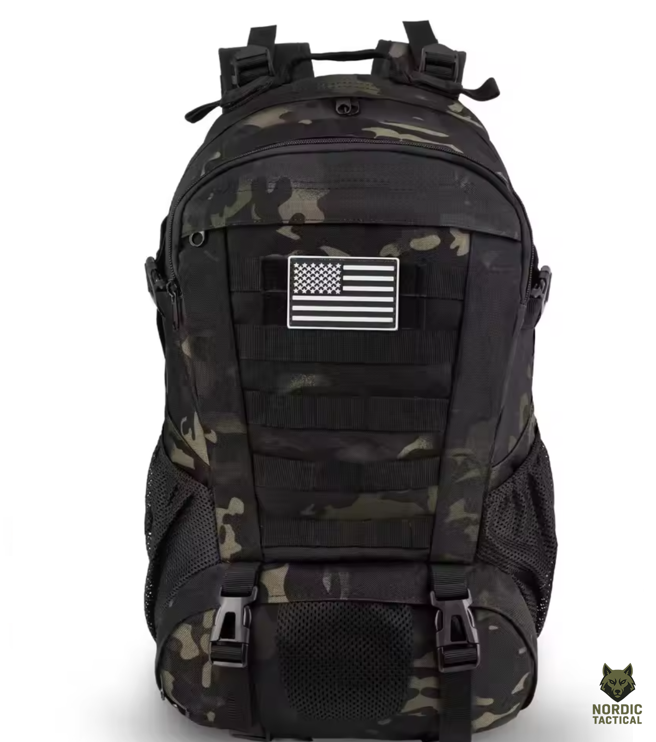 35L Military Tactical Backpack – MOLLE Outdoor Hiking Rucksack