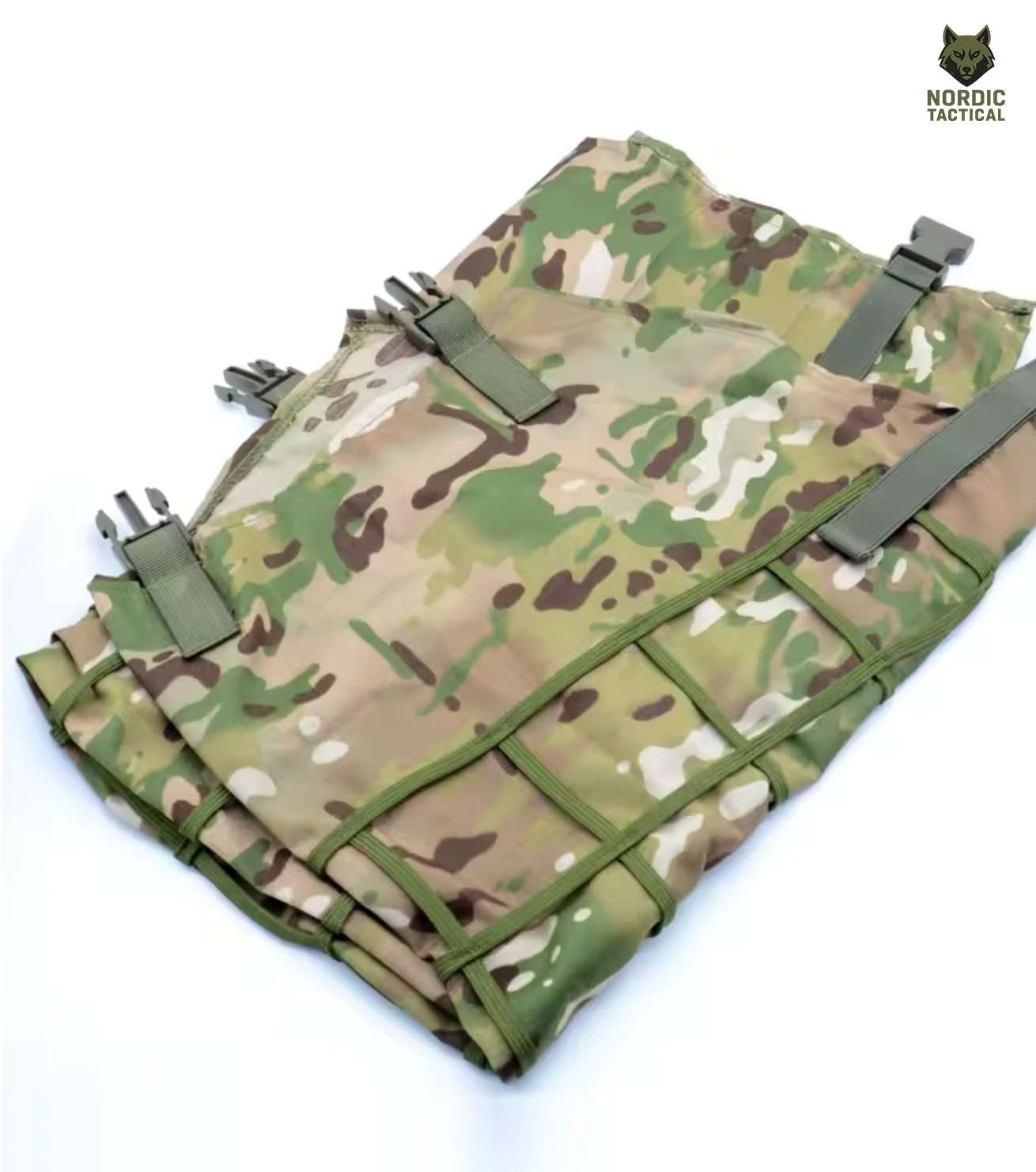 Tactical Ghillie Suit Foundation – Camouflage Sniper Hood & Poncho