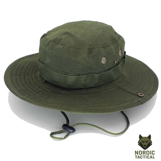 Tactical Outdoor Camo Boonie Hat – Military Bucket Hat for Hiking, Airsoft & Hunting