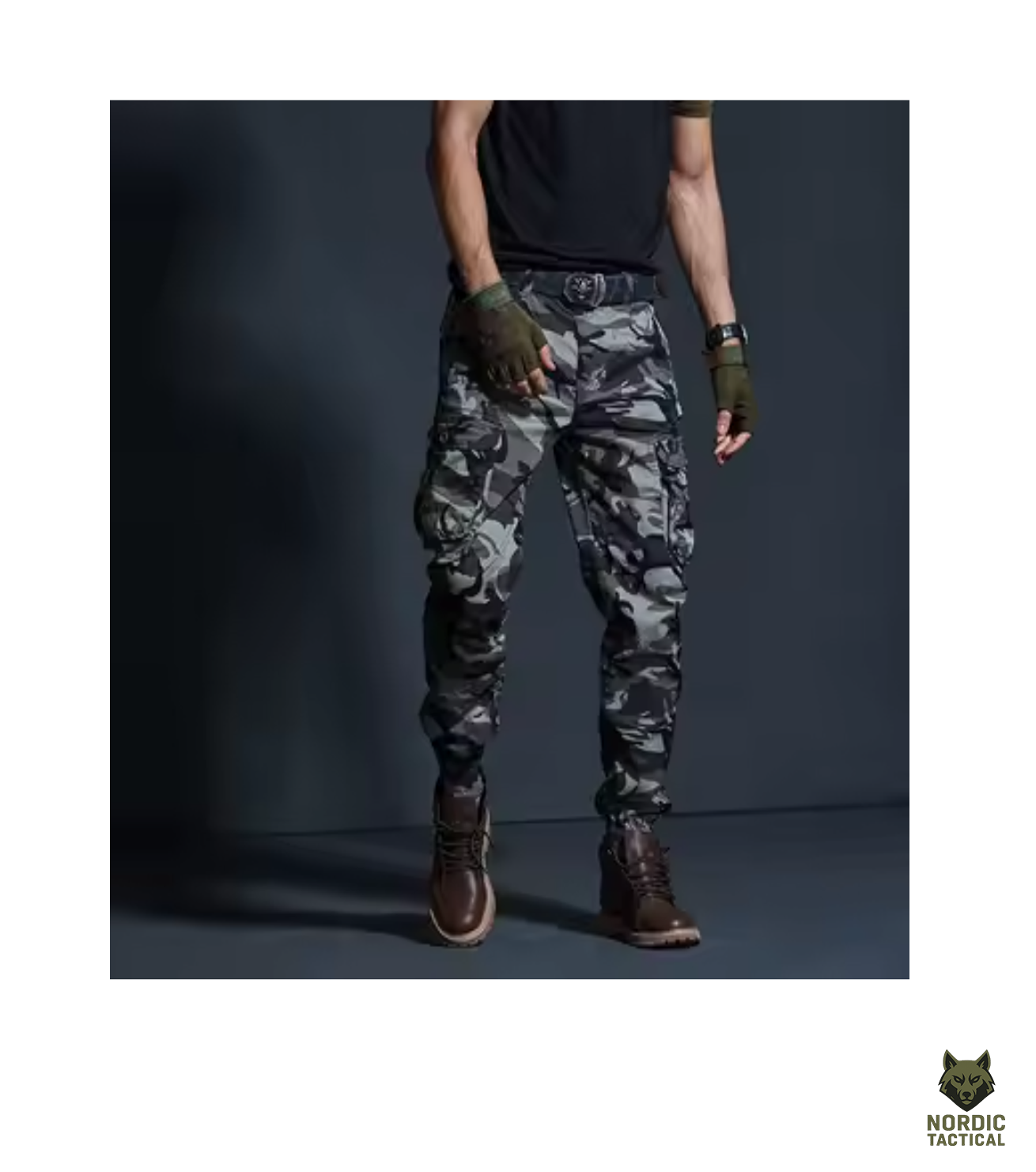 Tactical Cargo Pants – Men’s Multi-Pocket Cotton Army Work Trousers