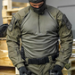 Tactical Military Combat Shirt – Men’s Long Sleeve Breathable Army Training Top