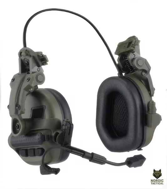 Army Tactical Electronic Shooting Earmuffs – F10 Helmet Mount Headset