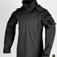 Nordic Tactical Combat Shirt – 1/4 Zipper Quick-Dry Hooded Camo Top