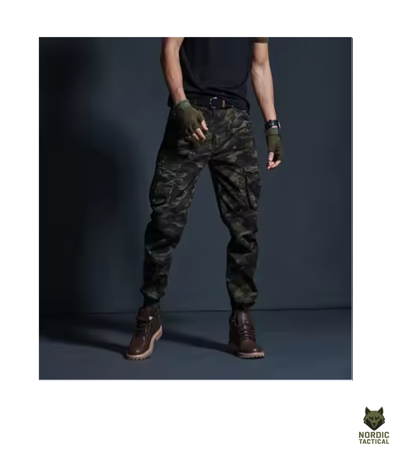 Tactical Cargo Pants – Men’s Multi-Pocket Cotton Army Work Trousers