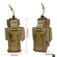 Tactical MOLLE Radio Pouch – Walkie Talkie Holder Bag Nylon