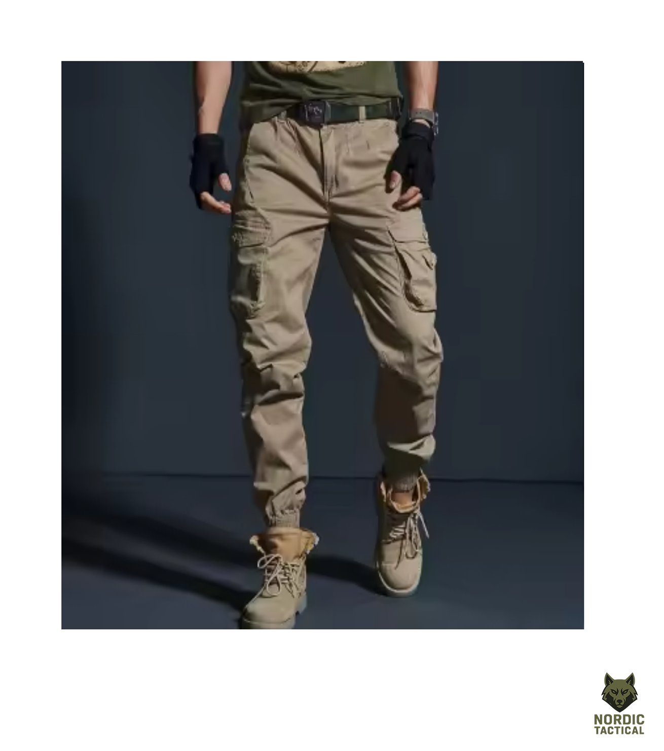 Tactical Cargo Pants – Men’s Multi-Pocket Cotton Army Work Trousers