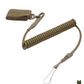 Nordic Tactical Elastic Lanyard Rope – Anti-Lost Spring Safety Strap for Gun, Keys & Flashlight